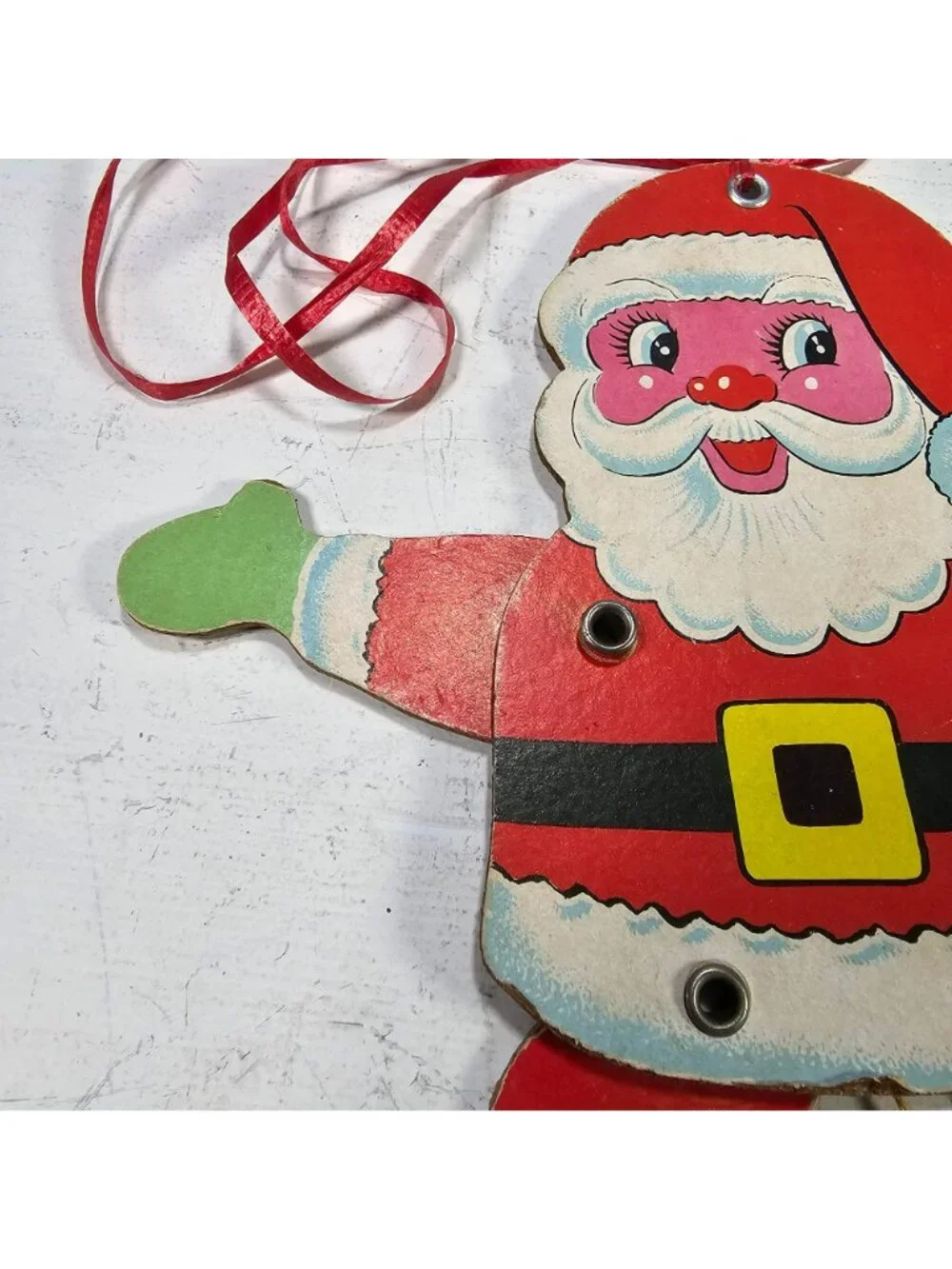 Vintage Jointed Santa Claus 7
